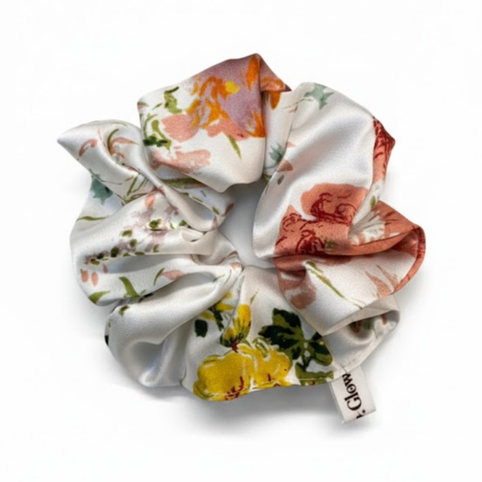 Goddess in Oasis Serisi: Çiçek Desenli XL Saten Toka