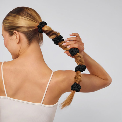 Night Glow Skinny  XS Saten Scrunchie Toka Seti (5’li)