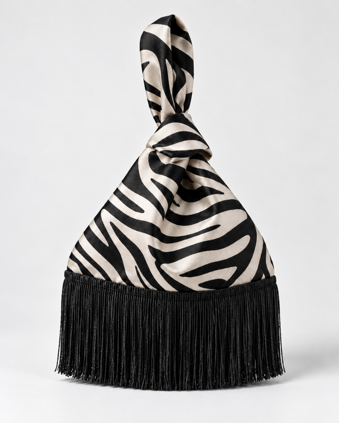 The Zaza Knot Bag — Kişiye Özel Zebra Japon Çanta
