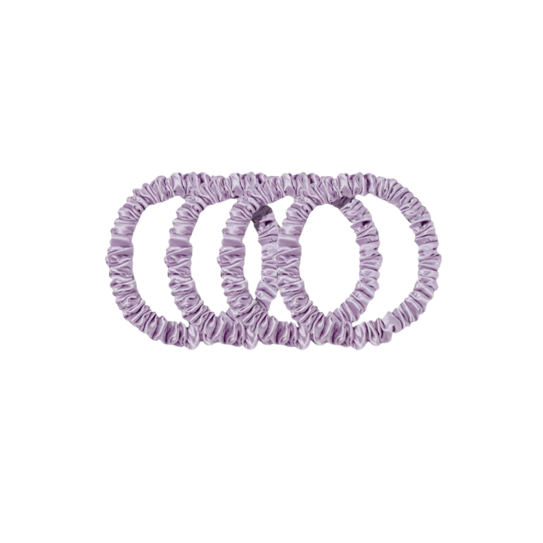 4'lü Lavender (Lila) XS Saten Toka Seti