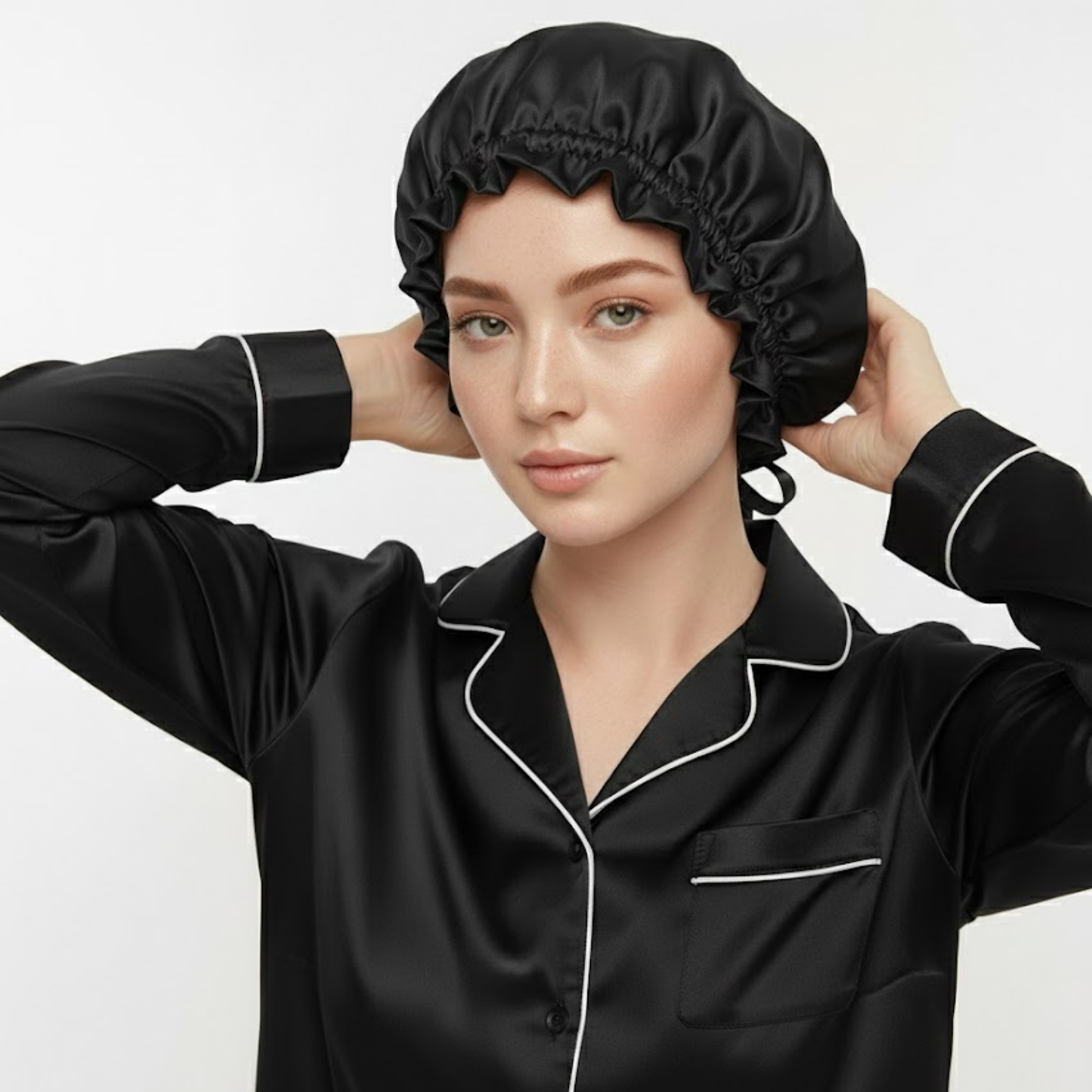 Ophelia Saç & Cilt Koruyucu Premium Saten Uyku Bonesi