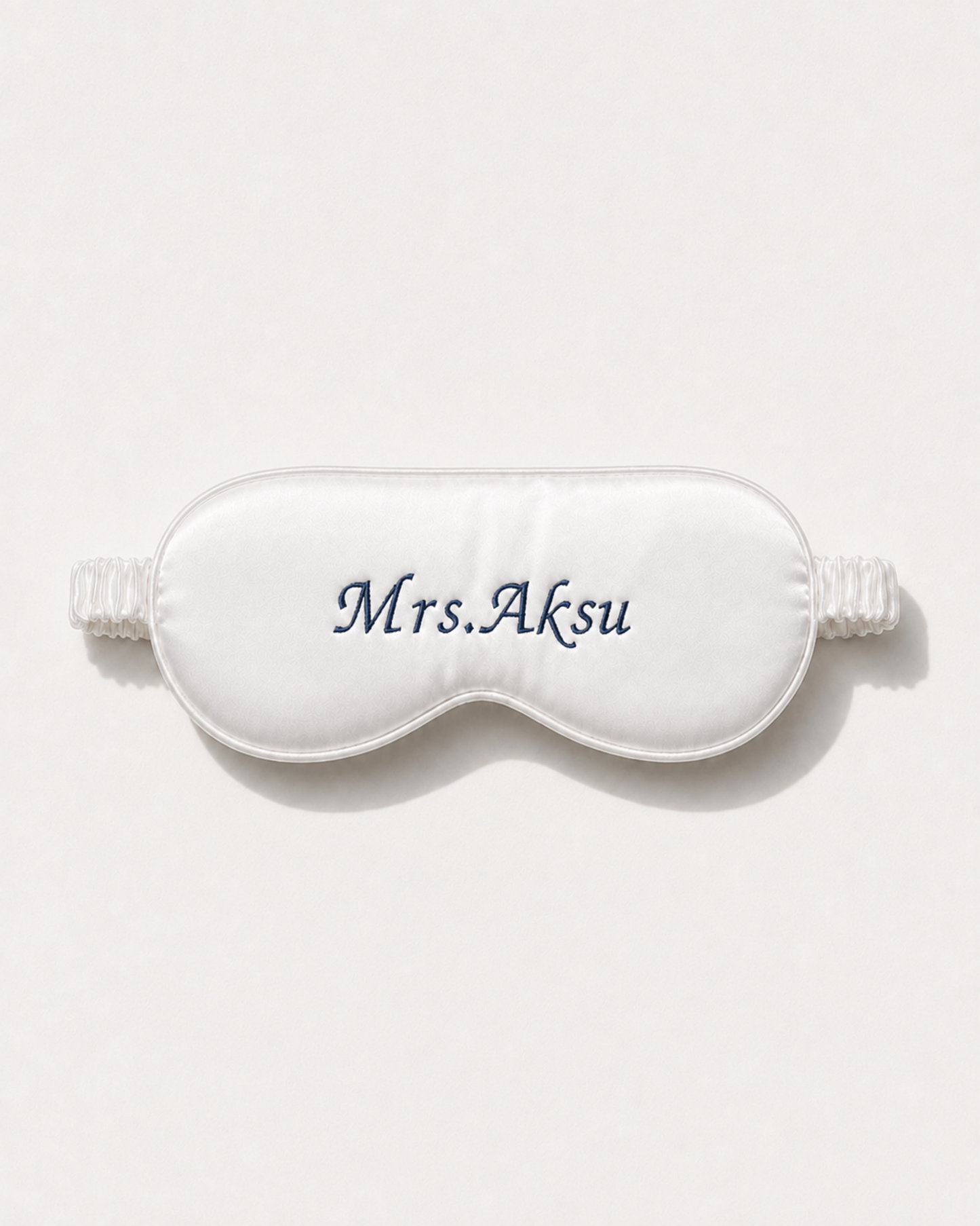 Mrs. Nakışlı Kişiye Özel Saten Uyku Göz Bandı – Wedding Collection